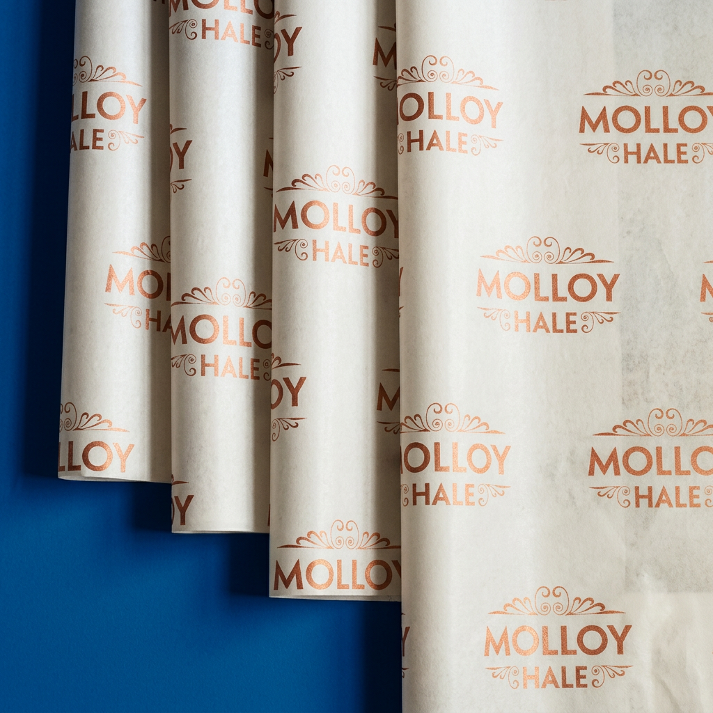 All-over print tissue paper