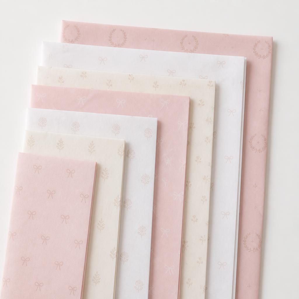 Sizes — custom printed tissue paper