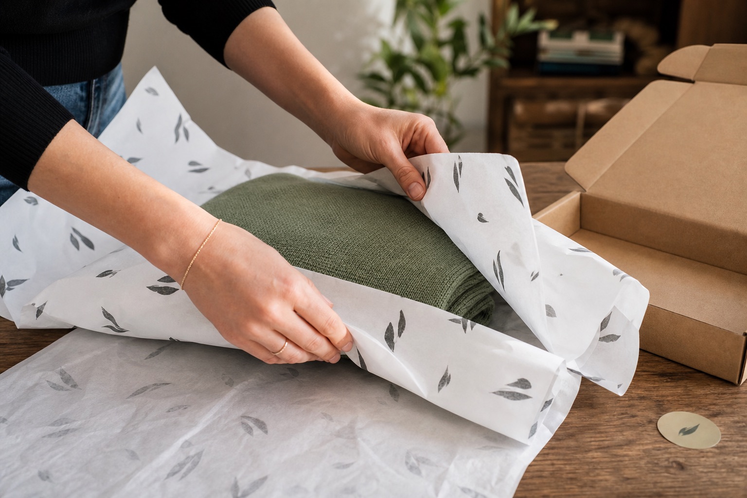 How to Wrap Products in Tissue Paper: A Business Guide - Custom printed tissue paper by Big Tissue