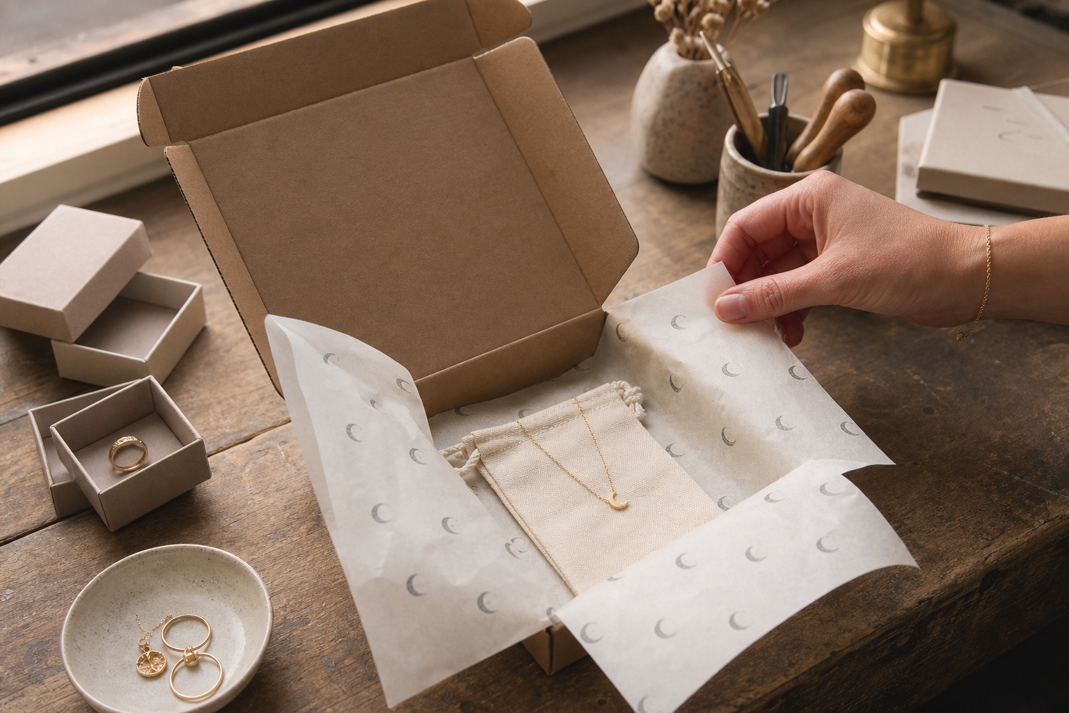 Custom Tissue Paper for Jewellery Brands - Custom printed tissue paper by Big Tissue
