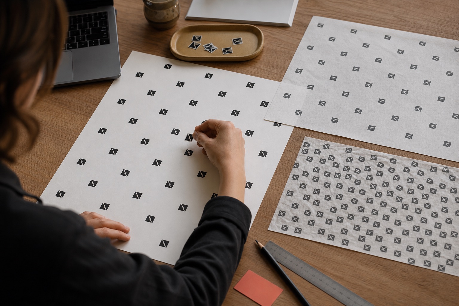 How to Design a Repeating Logo Pattern for Tissue Paper - Custom printed tissue paper by Big Tissue