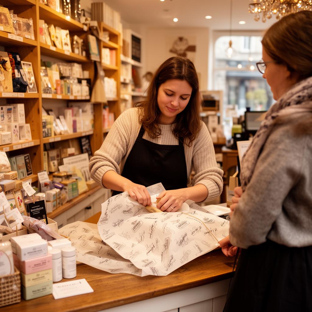 Custom Tissue Paper for Retail Stores: Creating an Unforgettable In-Store Packaging Experience - Big Tissue blog