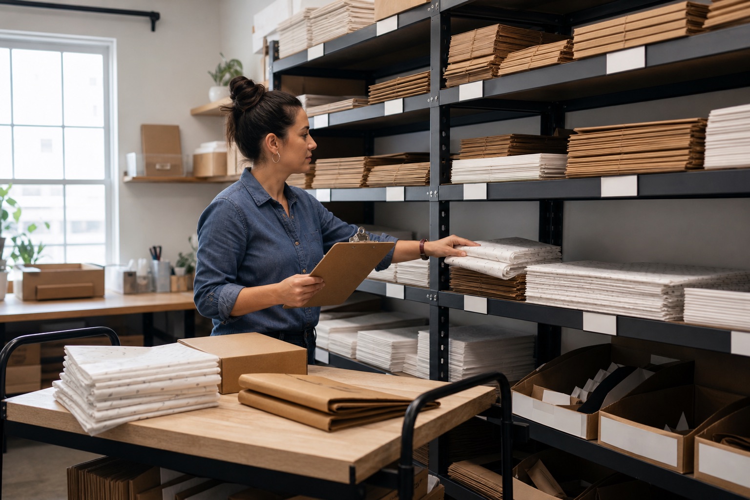 When to Reorder Tissue Paper: Stock Planning Guide When to Reorder Tissue Paper: Stock Planning Guide - Custom printed tissue paper by Big Tissue