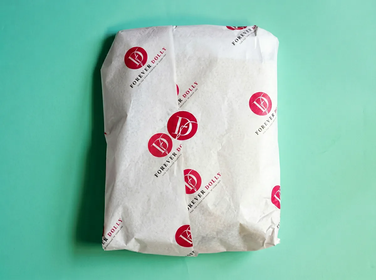 17gsm lightweight custom printed tissue paper — ideal for branded retail packaging